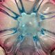 Bol à éclaboussures Murano rose et bleu