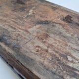 Ancien Plat À Jus Lechefrite 19e Terre Cuite Vernissée Art Populaire