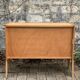 Vintage sideboard with tapered legs, light oak, 1960s.