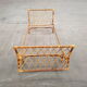 Lit enfant vintage en rotin
