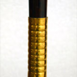 1950's floor lamp in mahogany and brass