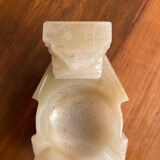 Rare antique alabaster ashtray, South American