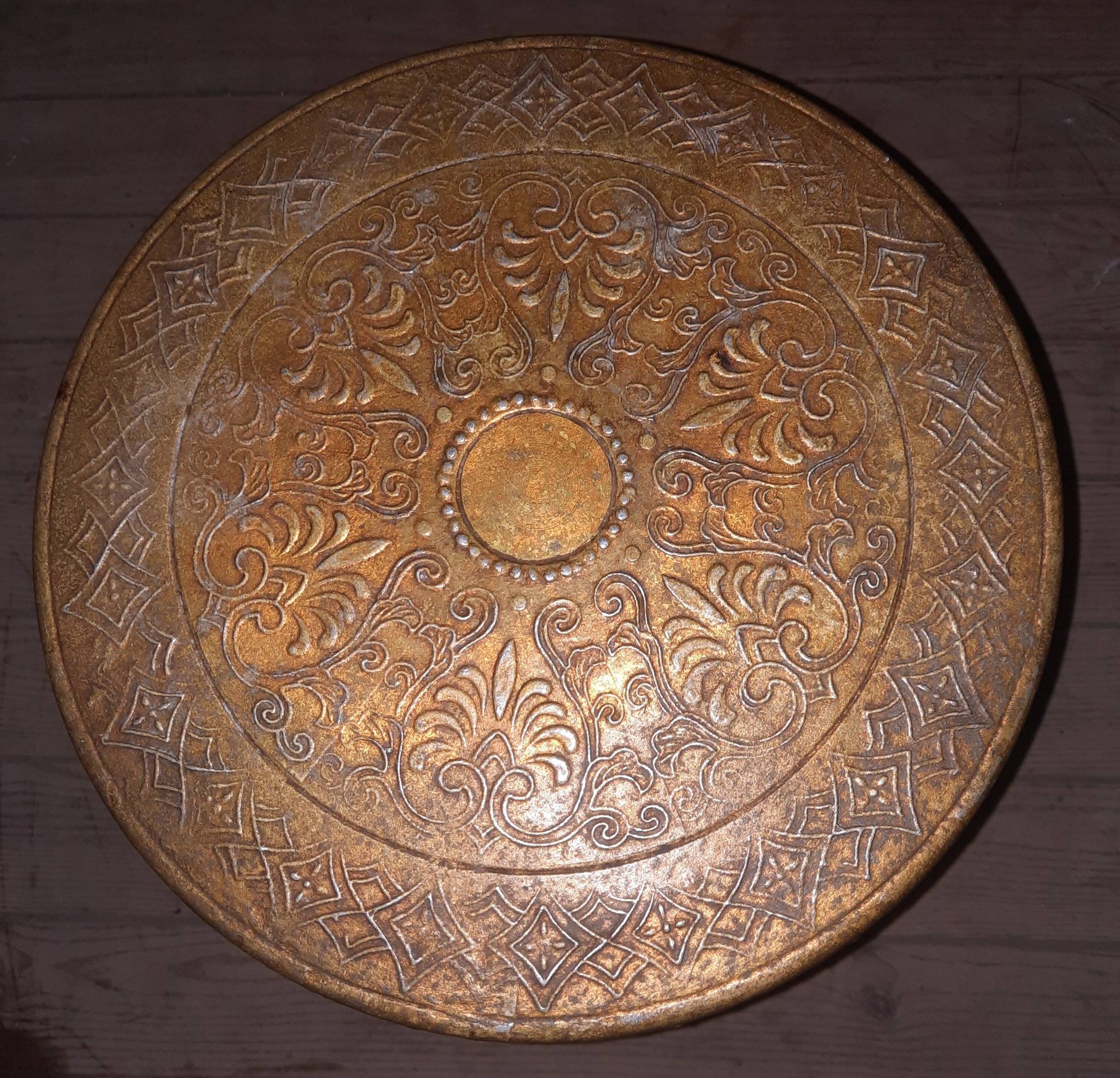 Metal coffee table