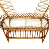 Rattan planter, Sweden, 1960