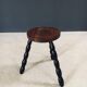 French Bobbin Tripod Stool, 1940s