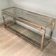 Large chrome console