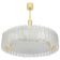 1 of 2 Stunning Murano Glass Tubes Ceiling Light by Doria, Germany, 1960s