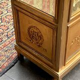 Louis XVI style gilded display case.