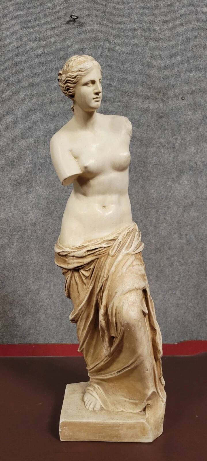 Sculpture en plâtre peint époque Napoléon III vers 1880