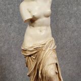 Sculpture en plâtre peint époque Napoléon III vers 1880