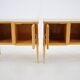 Paire de tables de chevet italiennes des années 1960 en finition brillante