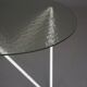 Table basse ronde minimaliste hollandaise. Années 1950