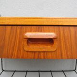 Scandinavian teak wall shelf