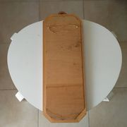 Miroir vintage octogonale avec fronton
