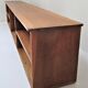 Shop display case shelf to lay in oak wood and old patinated pine
