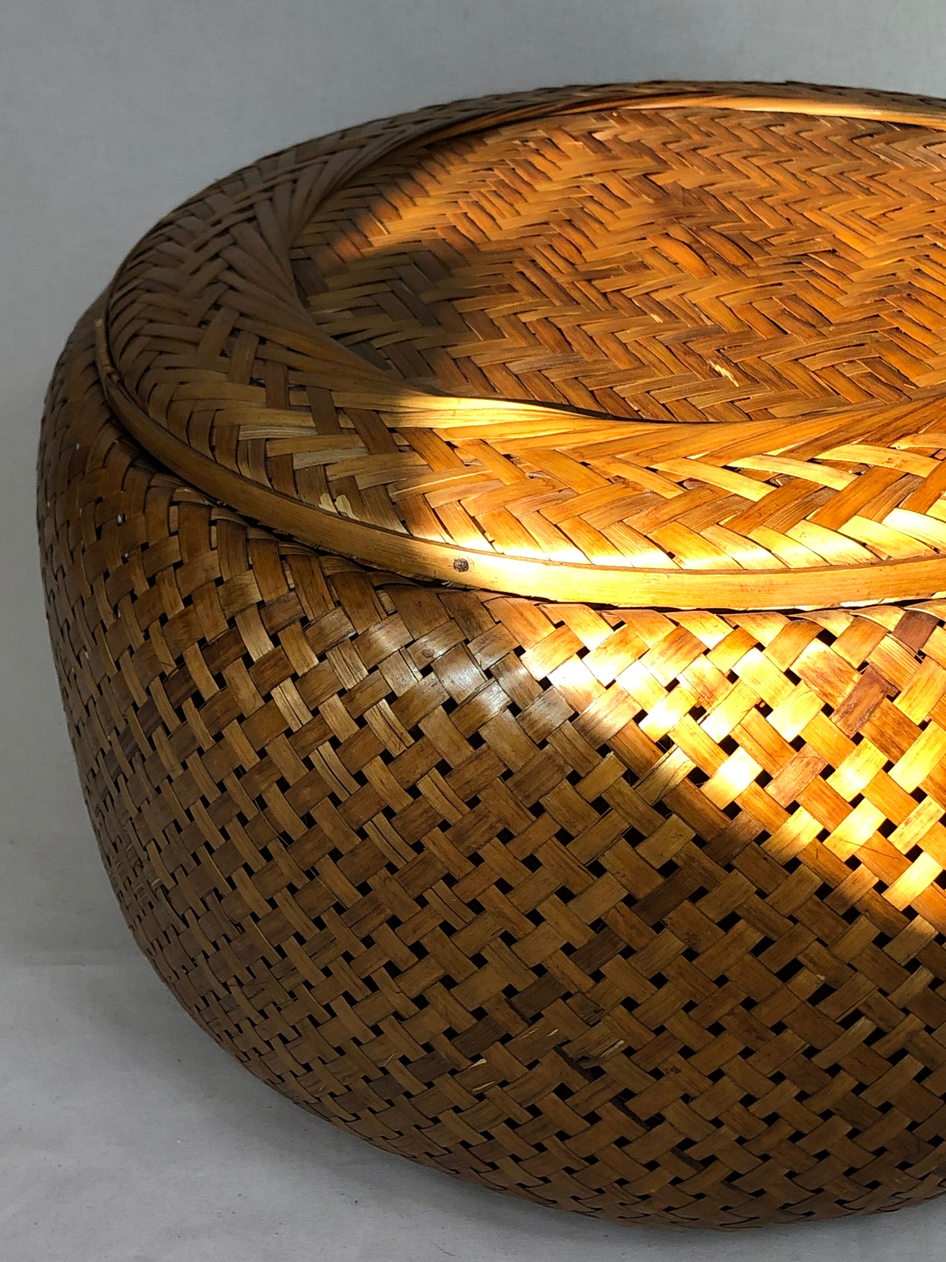 Braided vintage storage box