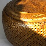 Braided vintage storage box