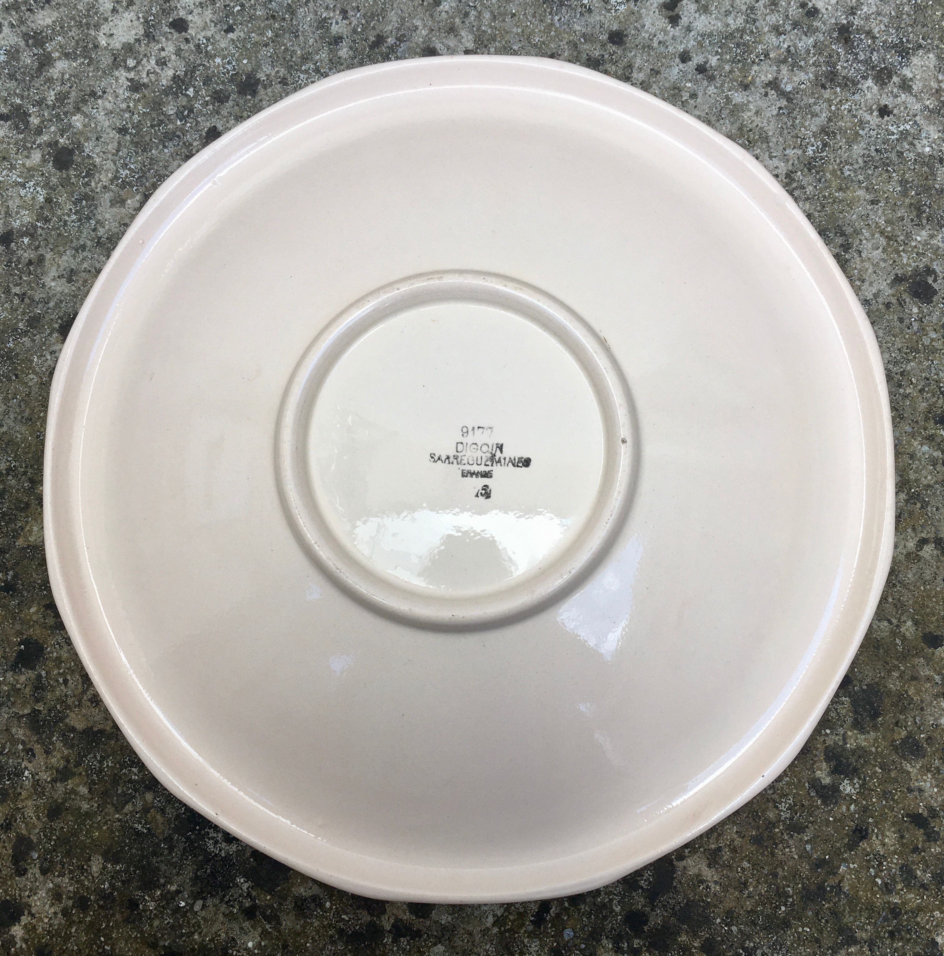 Confectionery dish Digoin Sarreguemines