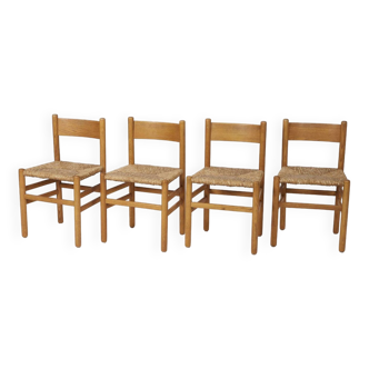 4 chaises en bois Johan van Heulen
