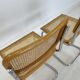 Pair chairs design Marcel Breuer, Italy, 1980