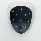 Metal, decorative wall lamp from the 1950s