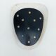 Metal, decorative wall lamp from the 1950s