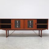 Decorative sideboard by Louis Van Teeffelen for Wébé, 1950s
