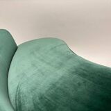 Mid-Century Curved Sofa in the style of Federico Munari, Italy, 1950s