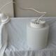 Suspension in white opaline