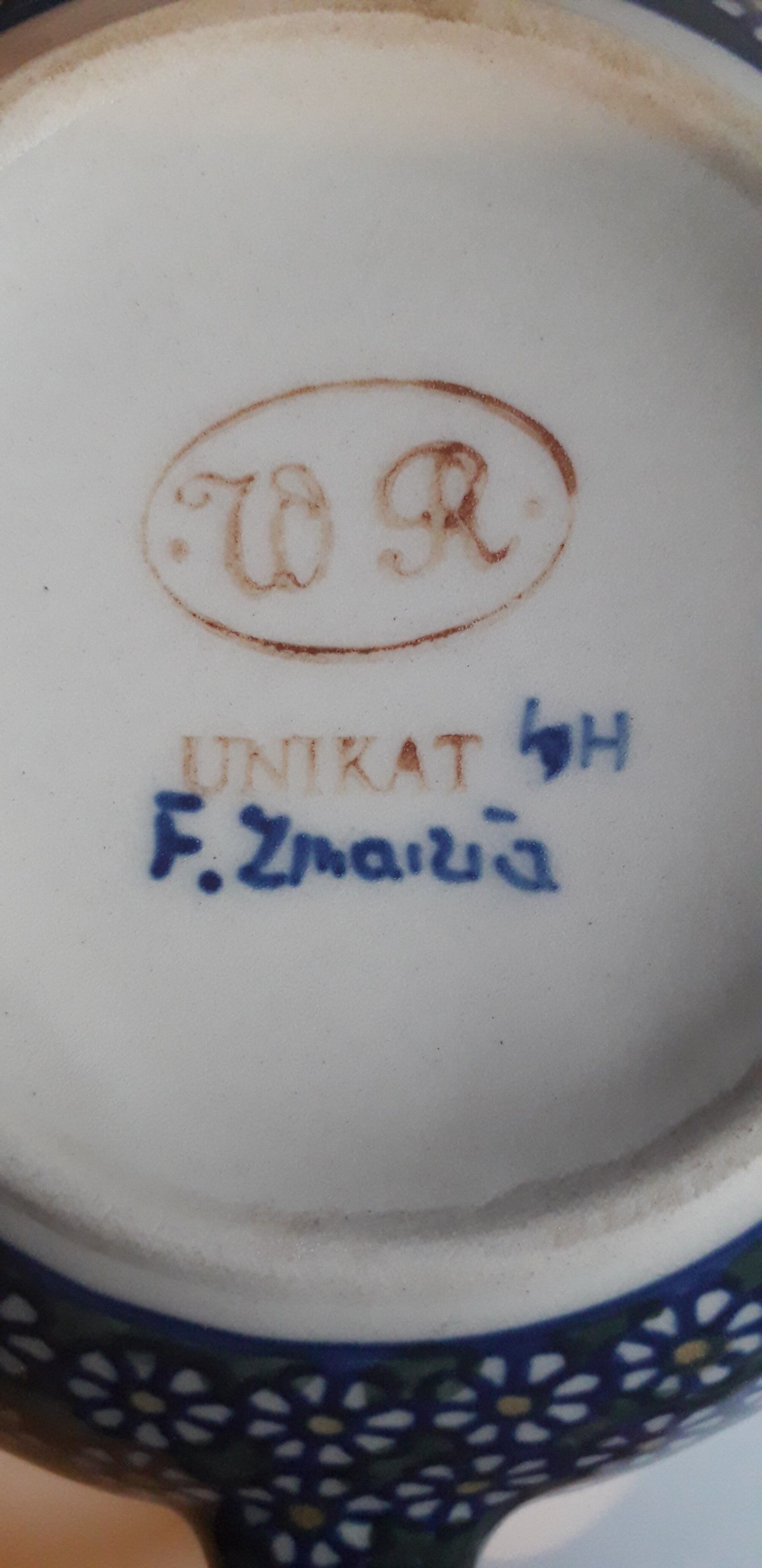 Ceramic teapot from Poland