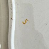 Plat ancien Gien - XIXe – Faïence Renaissance italienne – Décor grotesque et allégorique, 26,5 cm