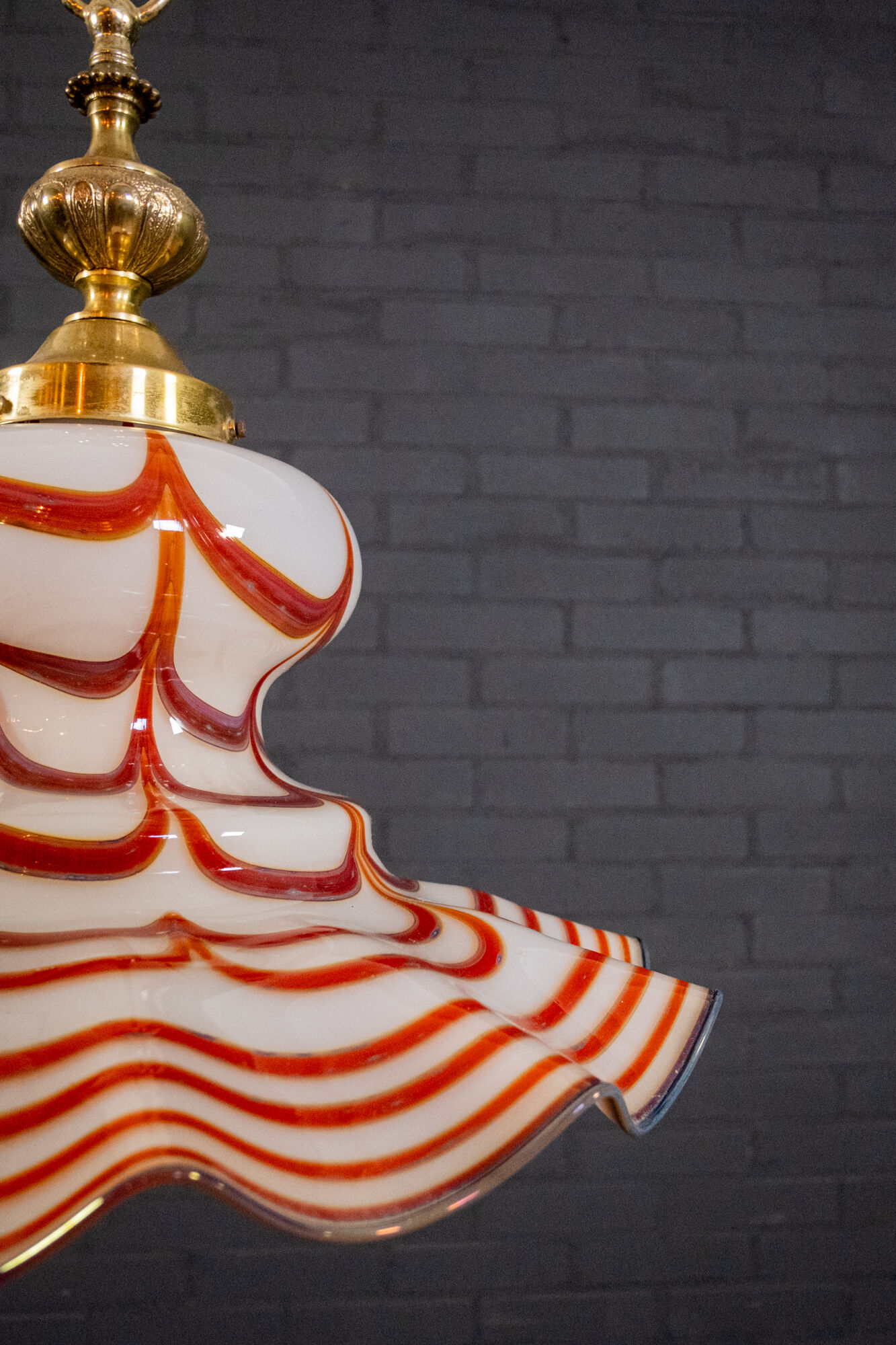 Hand Blown Murano Pendant Lamp Italian Design