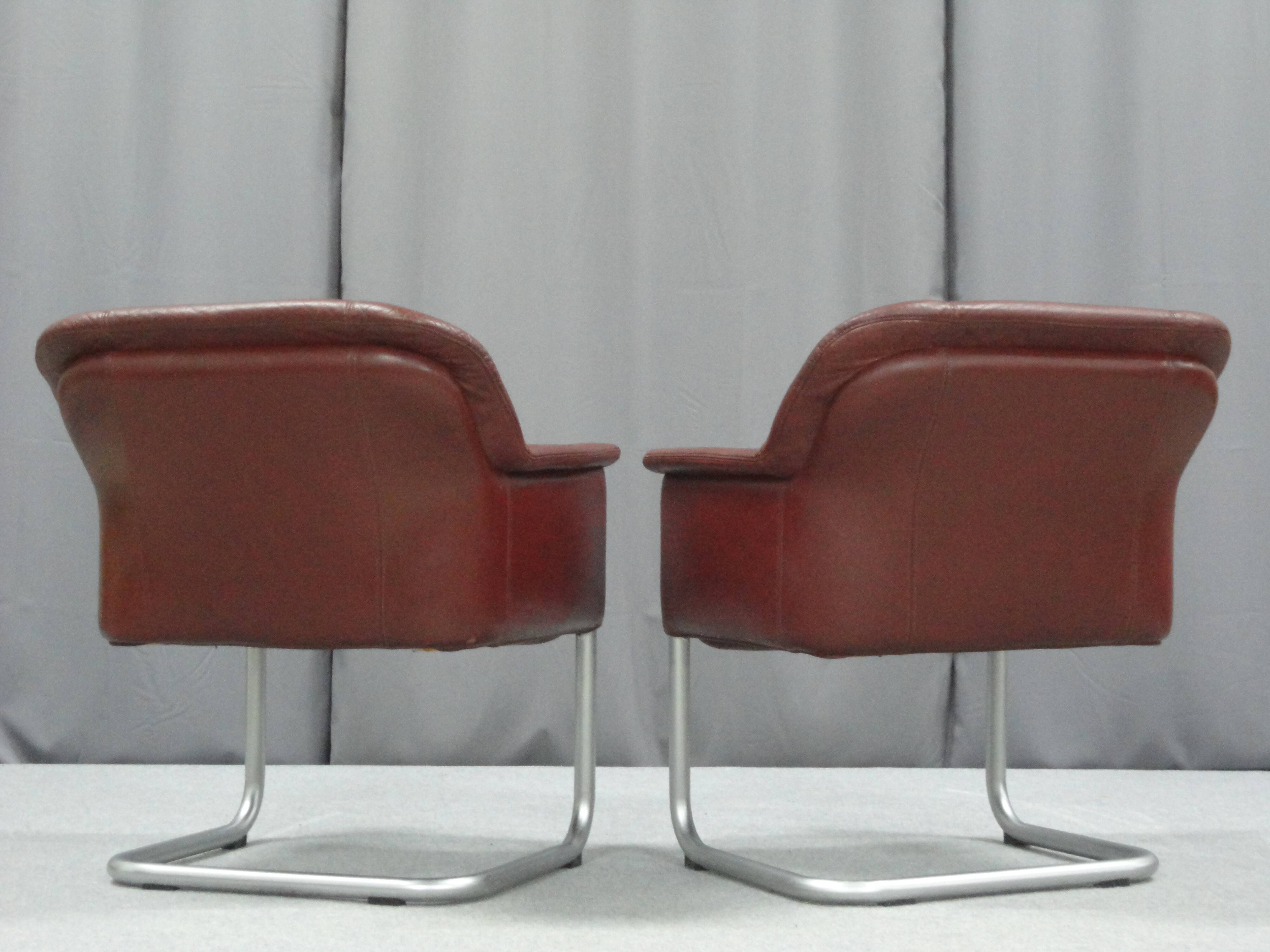 Pair of scandinavian armchairs 1960s