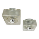 set of 2 CUBIC Ice Glass Ceiling Light, by J. T. Kalmar Lights, Austria