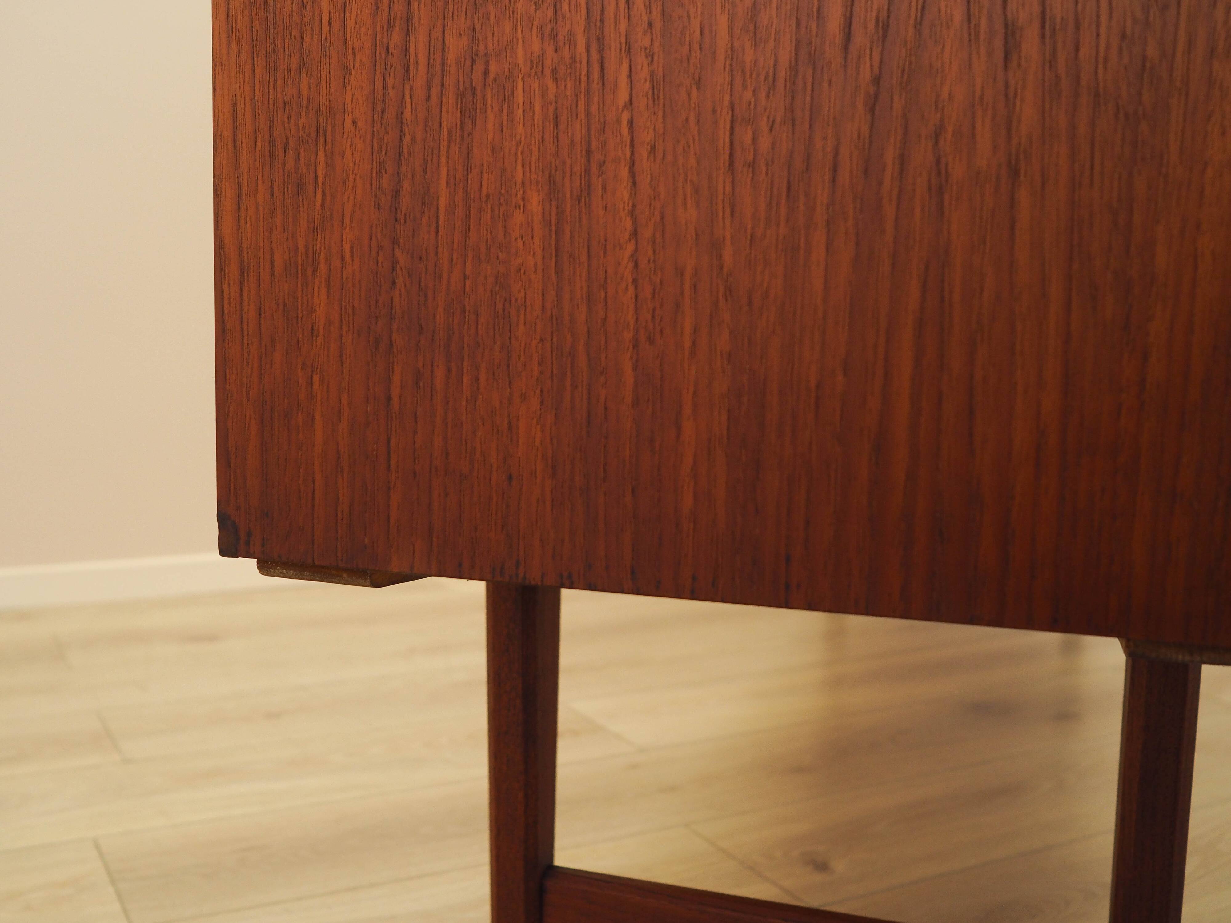 Teak highboard, Danish design, 1960s, designer: E.W. Bach