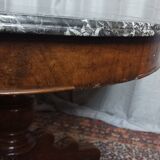 Table Guéridon Louis Philippe en noyer