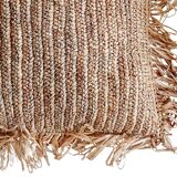 Cushion in raffia, 40x40