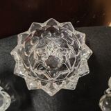 Set of glass candle holders from Reims