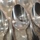 12 silver-plated coffee spoons, Christofle Vendome, 13.6 cm