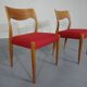 Set of Danish Oak Dining Chairs, 1960s