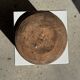 Artisanal dish in ancient Indonesian terracotta D24 H5