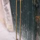 Vintage brass handrail