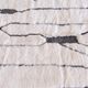 Beni M'Rirt White and Black Rug - 211 x 153 cm