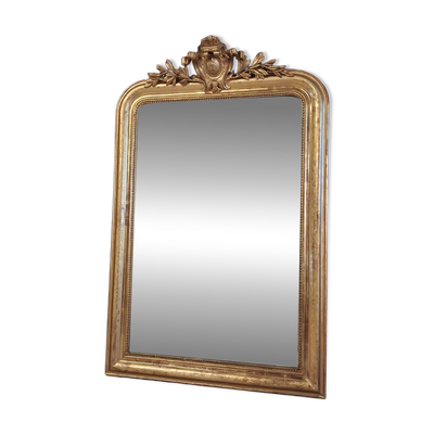 Miroir Louis Philippe à fronton 148x 95