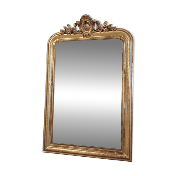 Miroir Louis Philippe à fronton 148x 95