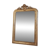 Louis Philippe mirror with pediment 148 x 95