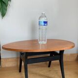 Scandinavian teak side table 1950s/60s menhir top