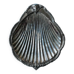 Plat coquille en métal