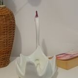 Vintage Italian glass swan emptier