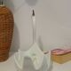 Vintage glass swan catchall from Italy